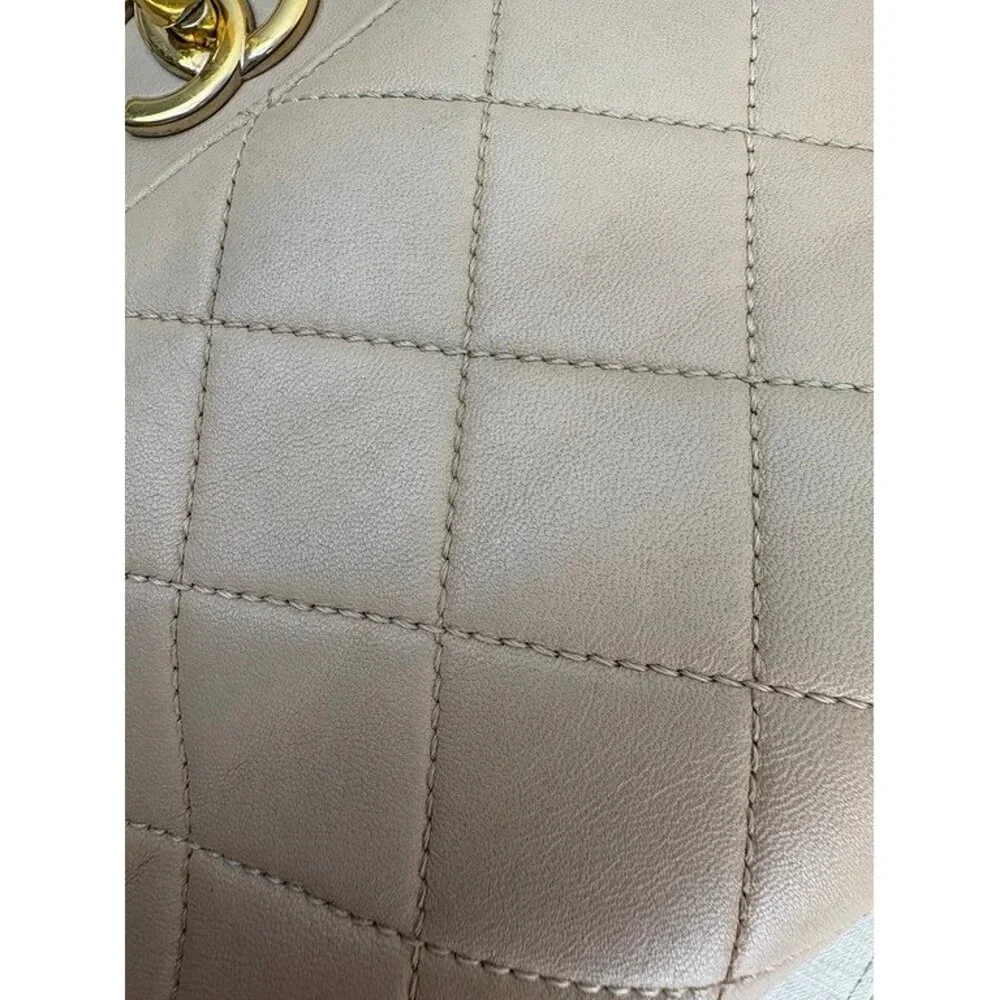 CHANEL Pink Aged Calfskin Reissue 224 Mini GHW